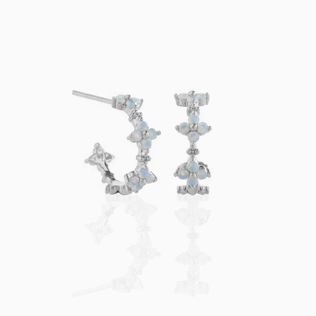 Blue Blossom  Earrings Set