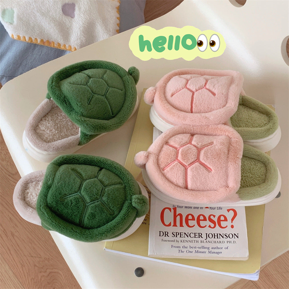 Fleece Turtle Slipper