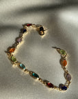 Crystal Beads Drop Anklet