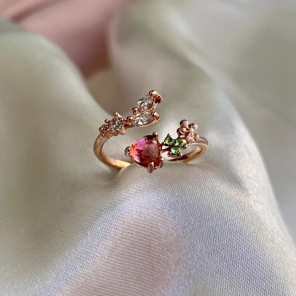 Floral Ring Set