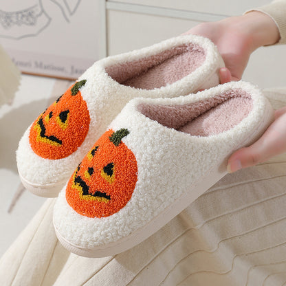 Pumpkin Plush Slippers