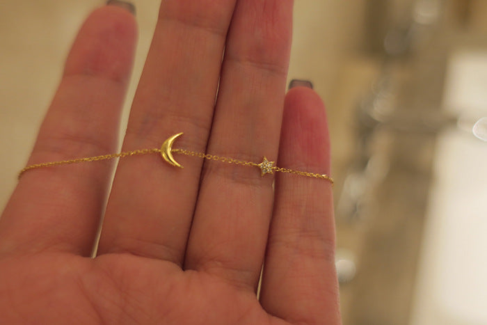 Moon and Star Bracelet