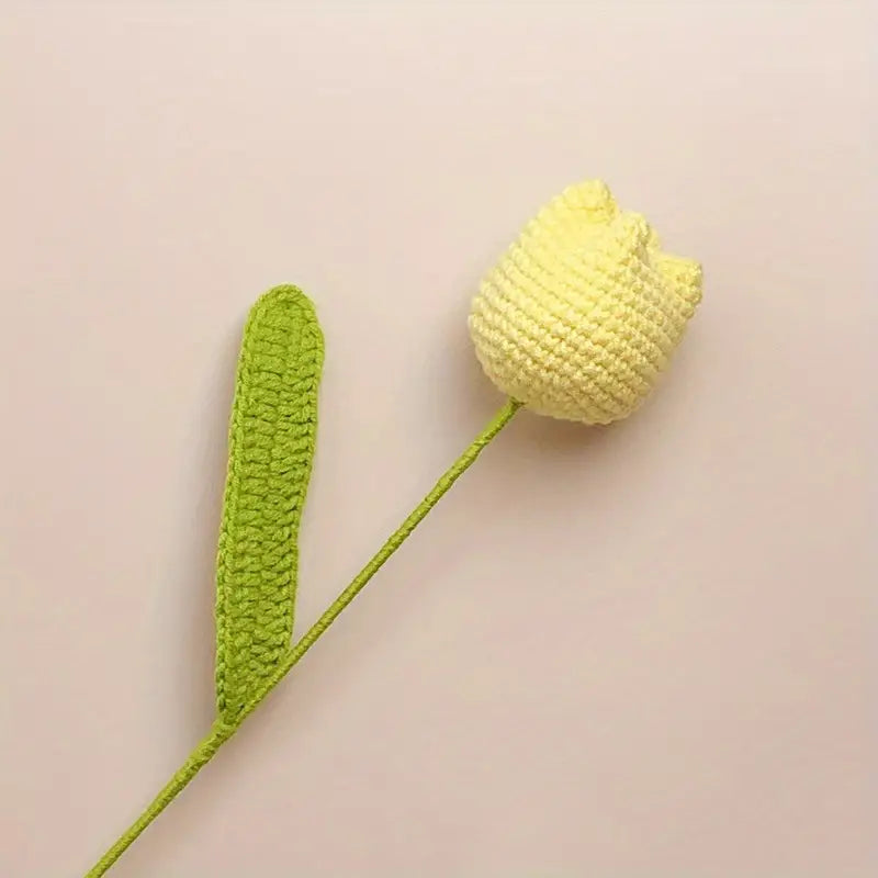 Crochet tulips