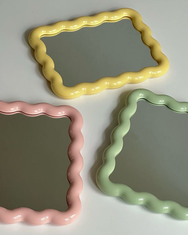 Wavy Frame Mirrors