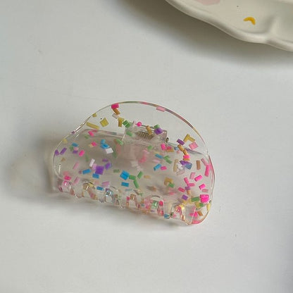 Confetti Hair Claw Clip