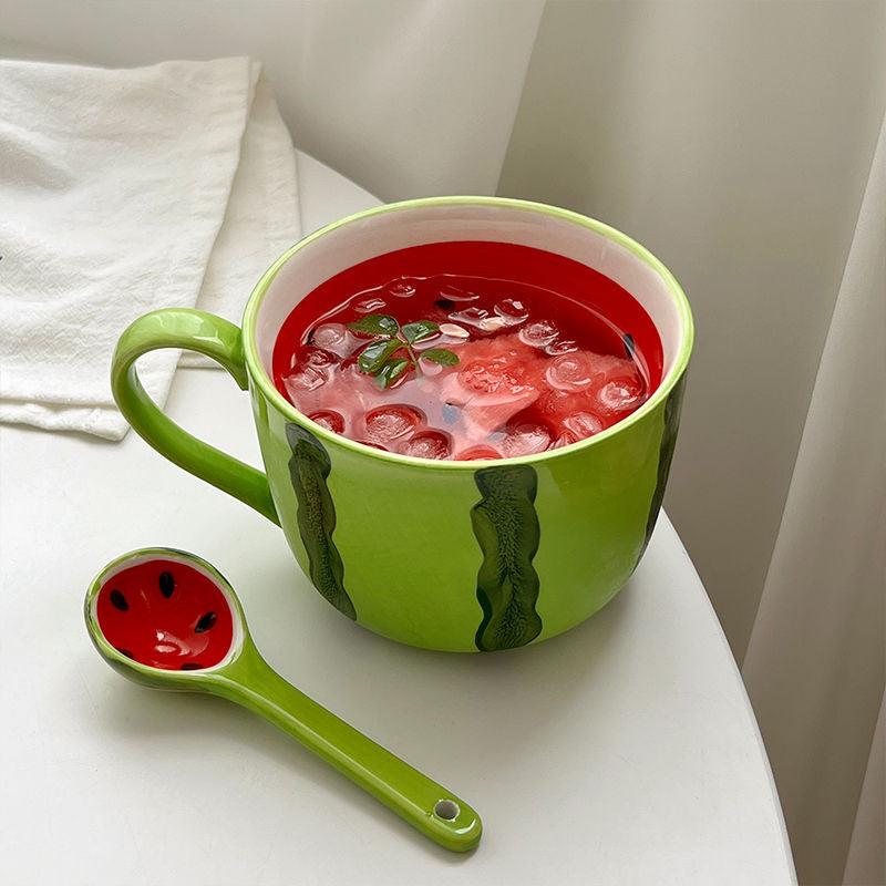 Watermelon Mug and Spoon Set