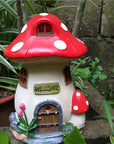 Mushroom House Solar Lamp