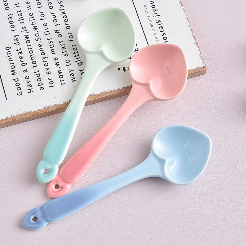 Gradient Ceramic Spoons