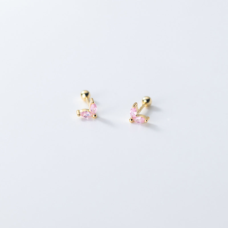 Dainty Butterfly Stud Earrings