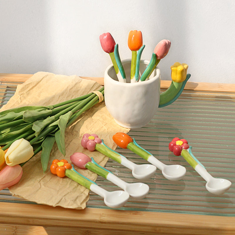 Flower Garden Stirring Spoon