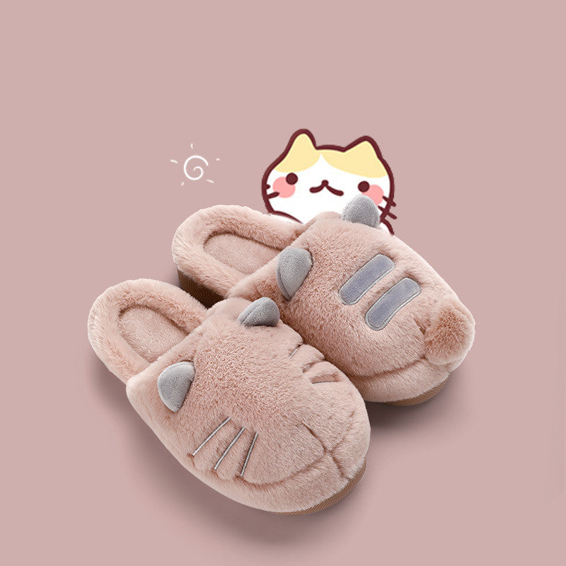 Fluufy Cute Cat Slippers