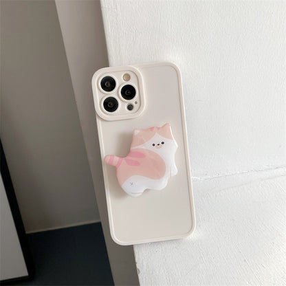 Cute Cat Stand Phone Case