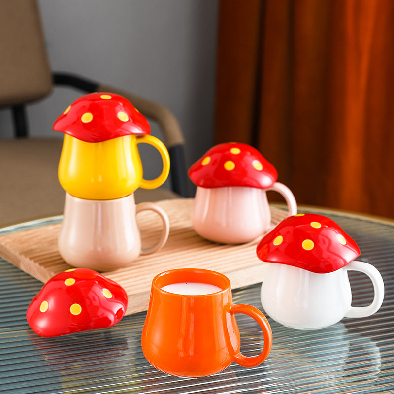 Mini Mushroom Ceramic Mugs