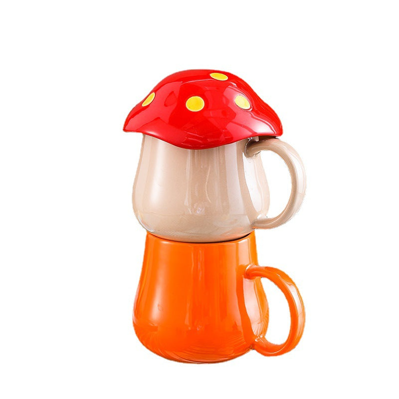 Mini Mushroom Ceramic Mugs