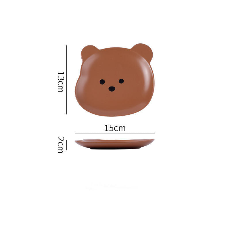 Bear Bowl and Plate