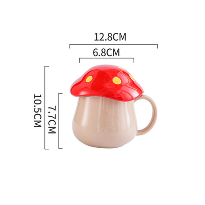 Mini Mushroom Ceramic Mugs