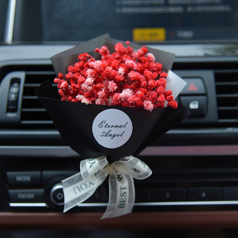 Mini Dried Flower Bouquet Car Fragrance Diffuser