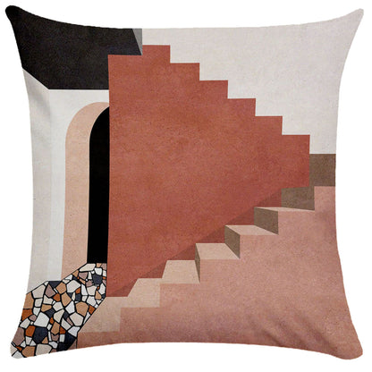 Geometric Building Pillowcase