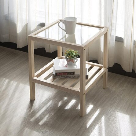 Wooden Bedside Table