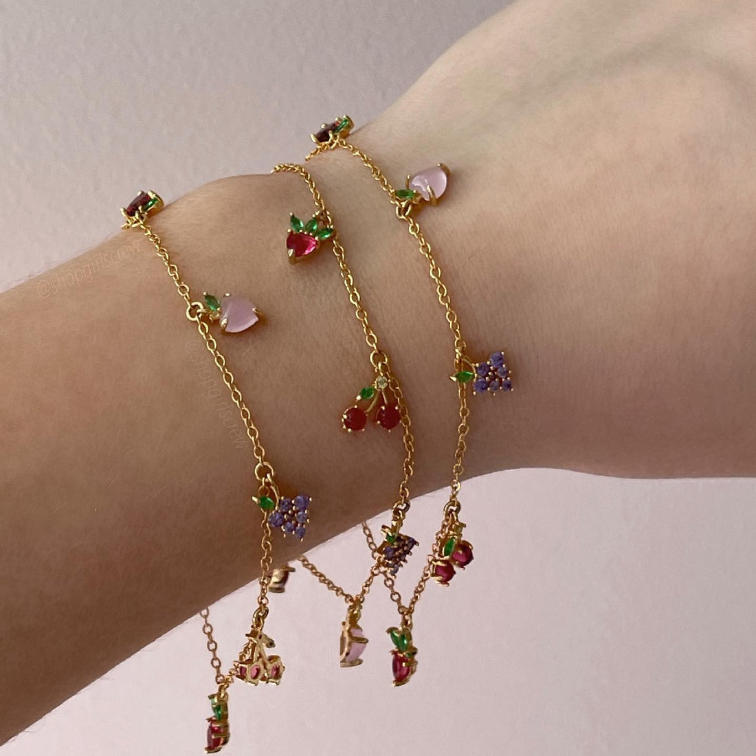 Tropical Fruit Basket Bracelet