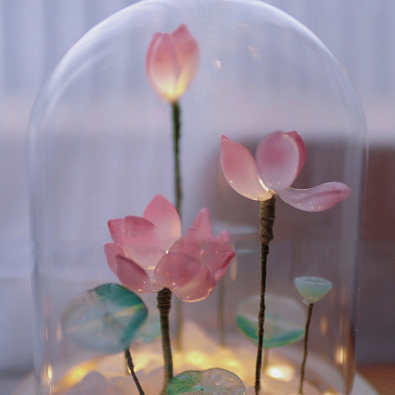 Handmade Lotus Light