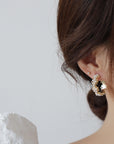 Lace Pearl Earrings