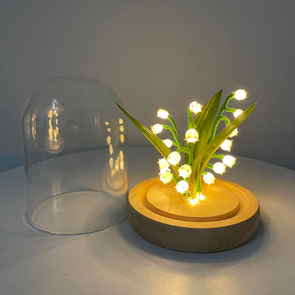 DIY Lily of the Valley Lamp