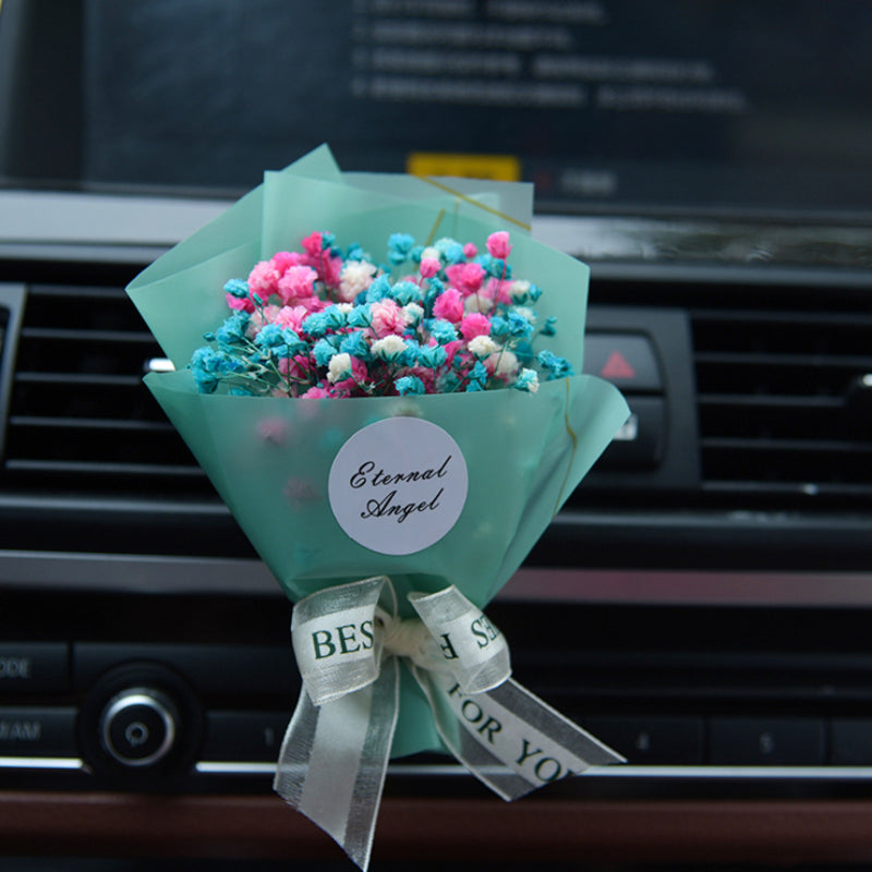 Mini Dried Flower Bouquet Car Fragrance Diffuser