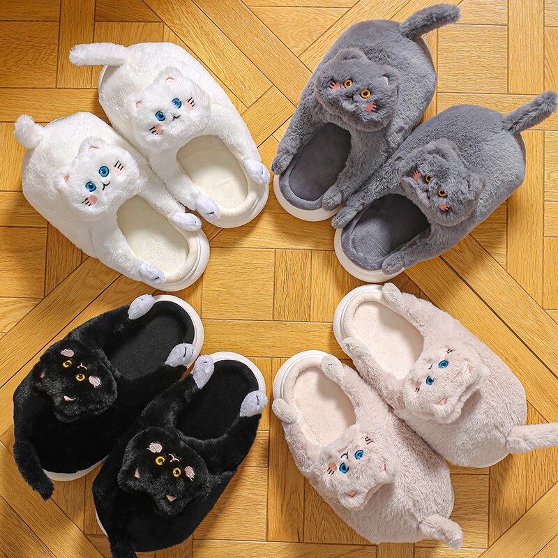 Cat Hug Slippers