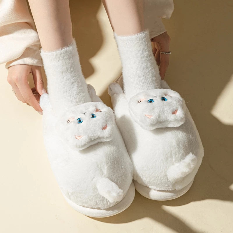 Cat Hug Slippers