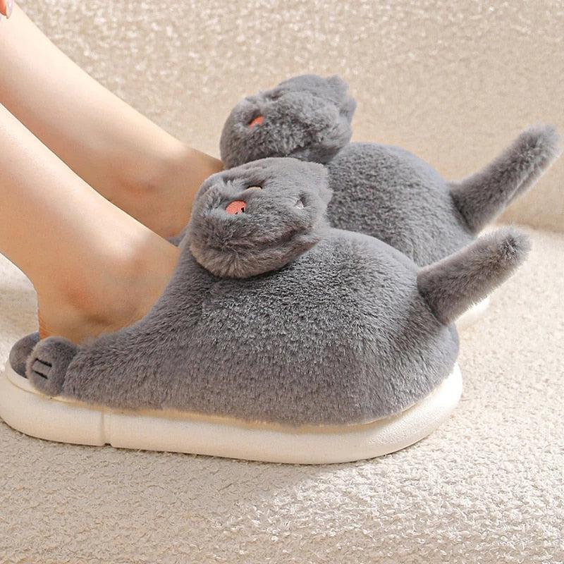 Cat Hug Slippers