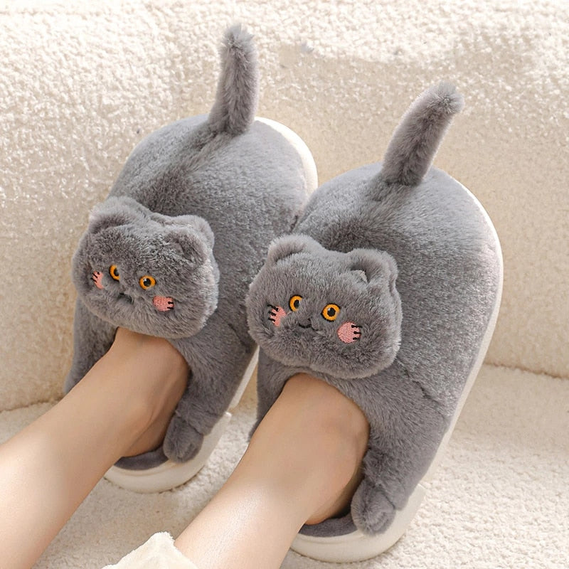 Cat Hug Slippers