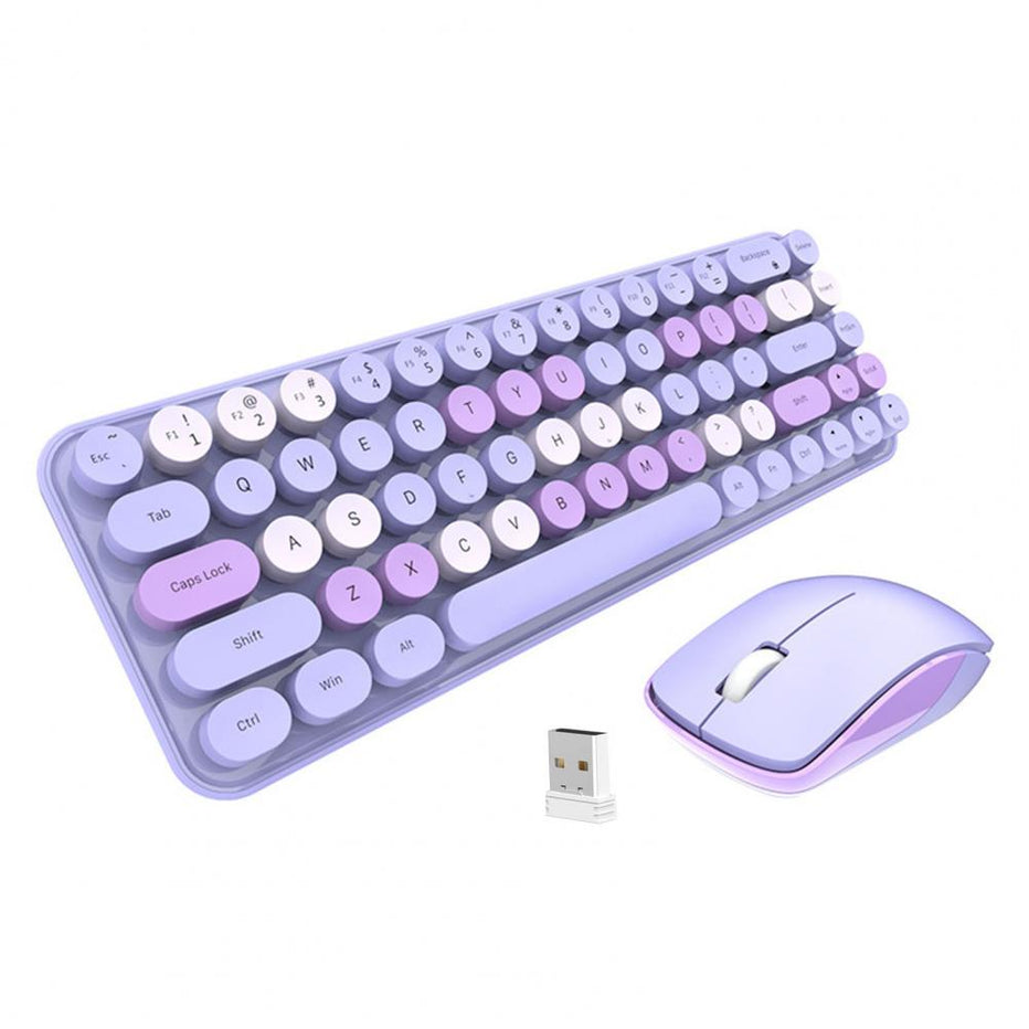 Candy Wireless Keyboard And Mouse Set – Creme Cloud