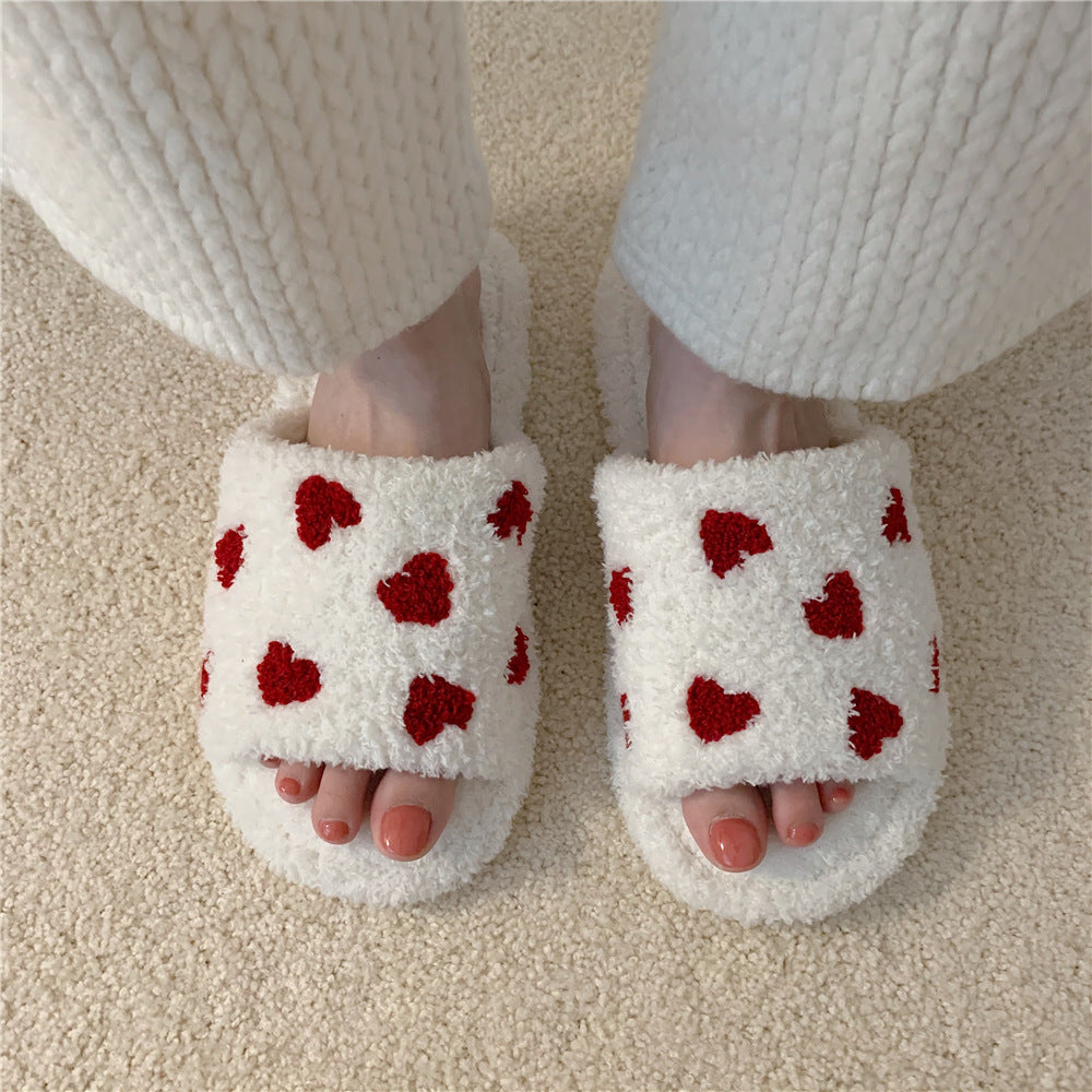 Hearts on Hearts Slippers