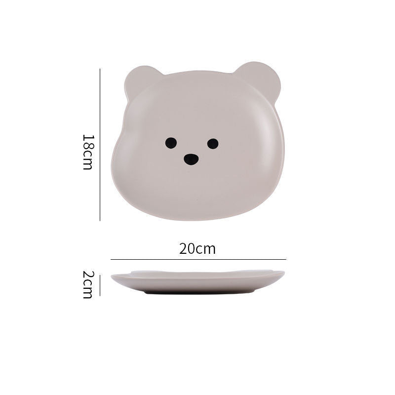 Bear Bowl and Plate