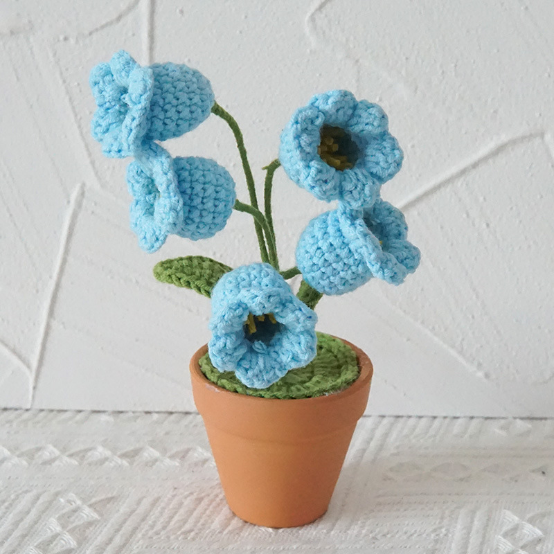 Hand Woven Mini Lily of The Valley Pots