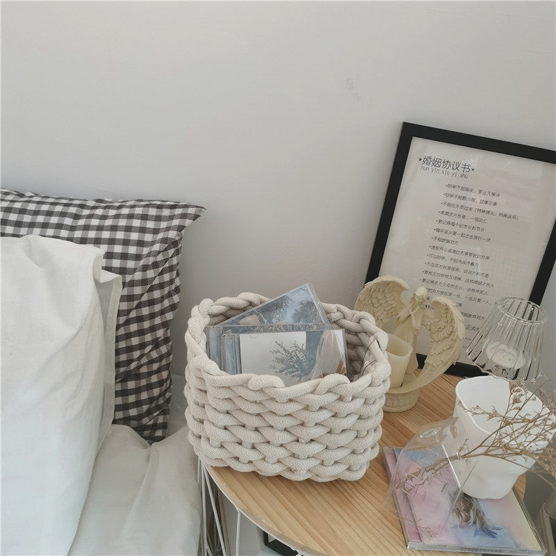 Woven Cotton Basket