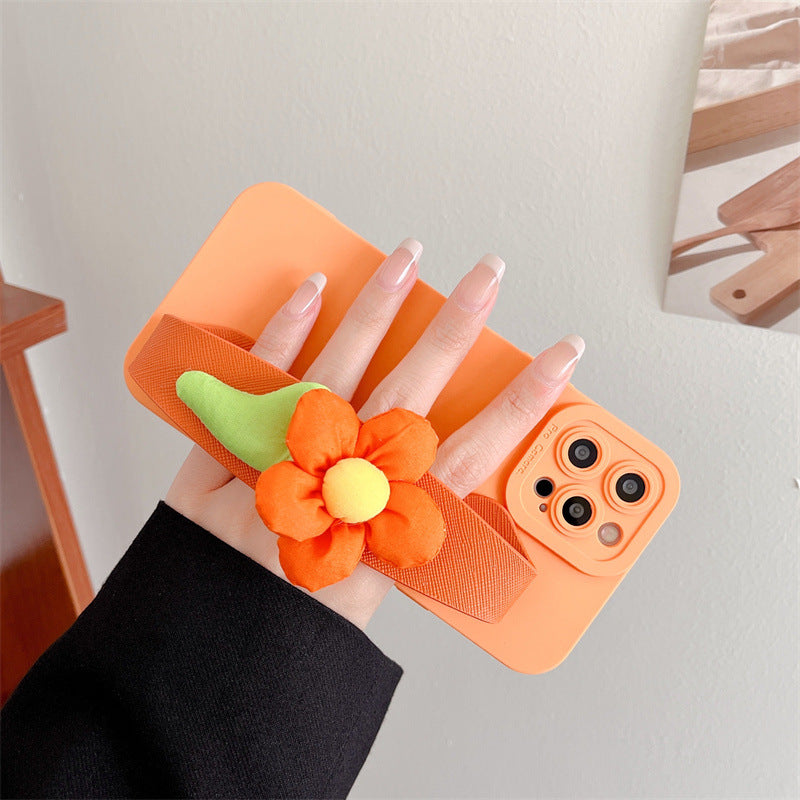 Flower Wristband Holder Phone Case