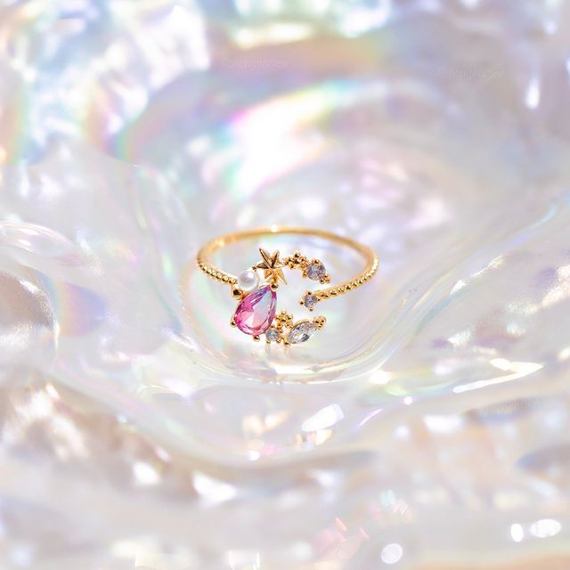 Star and Moon Rings