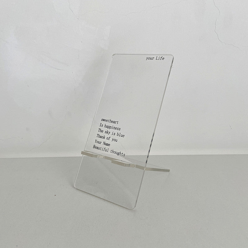 Acrylic Transparent Phone Holder