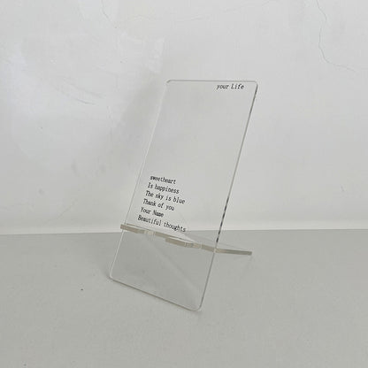 Acrylic Transparent Phone Holder