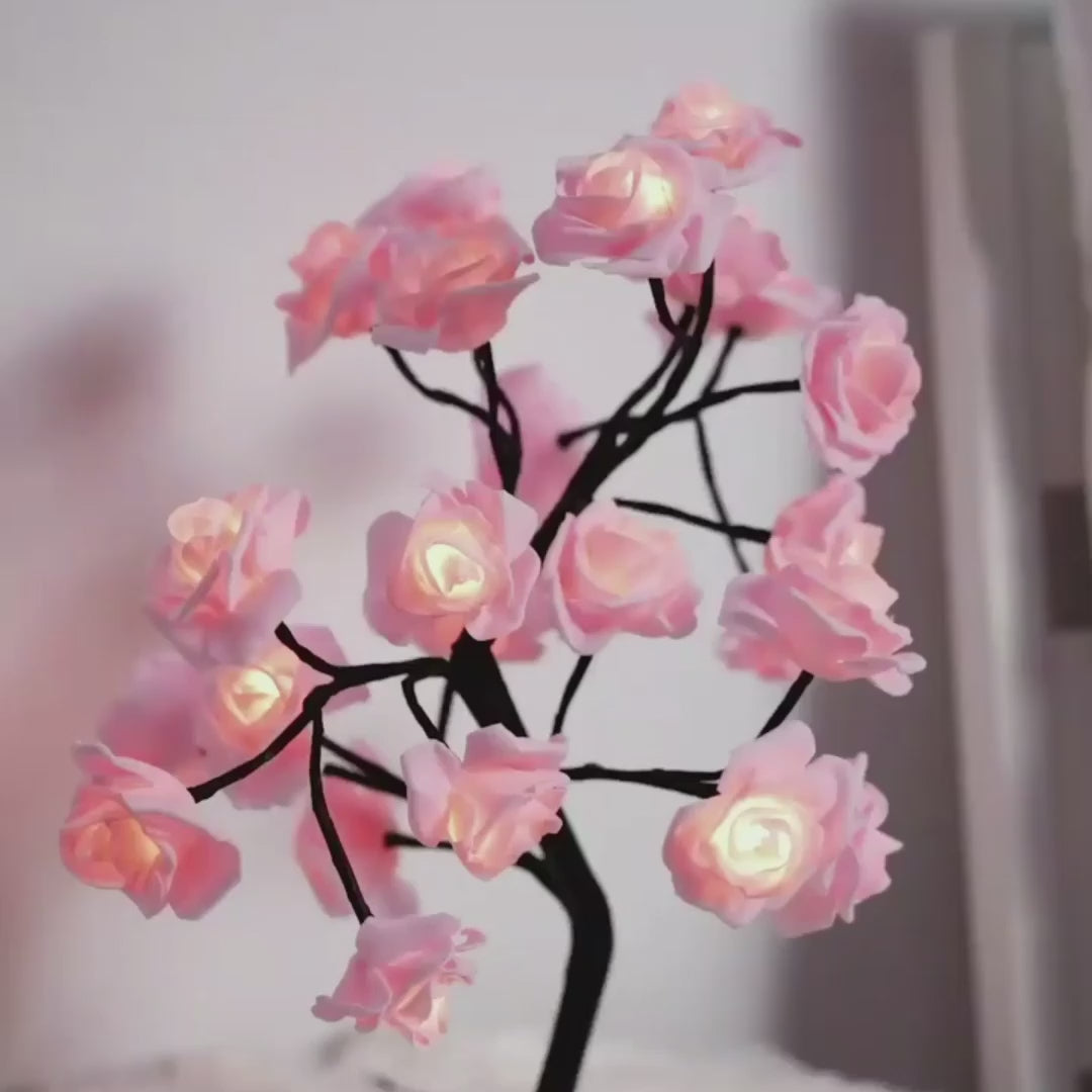 Rose Flower Tree Lamp