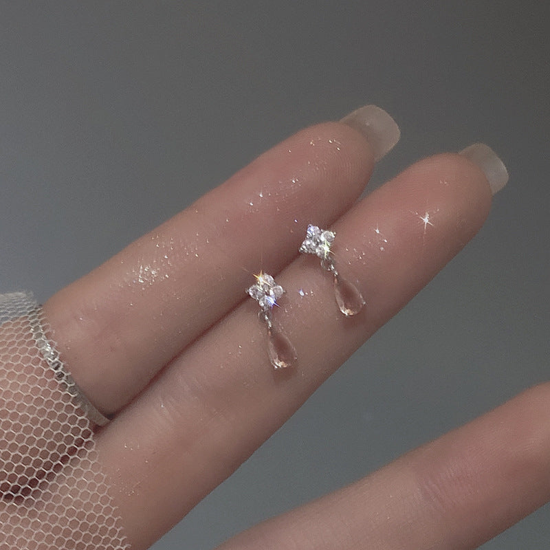 Dainty Crystal Stud Earrings