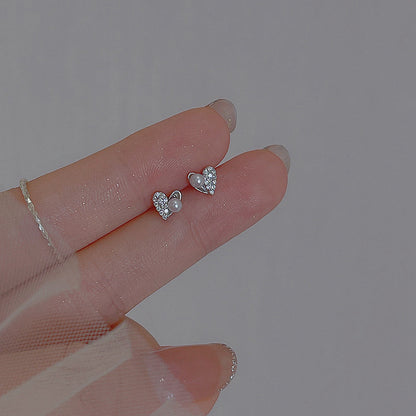 Dainty Crystal Stud Earrings