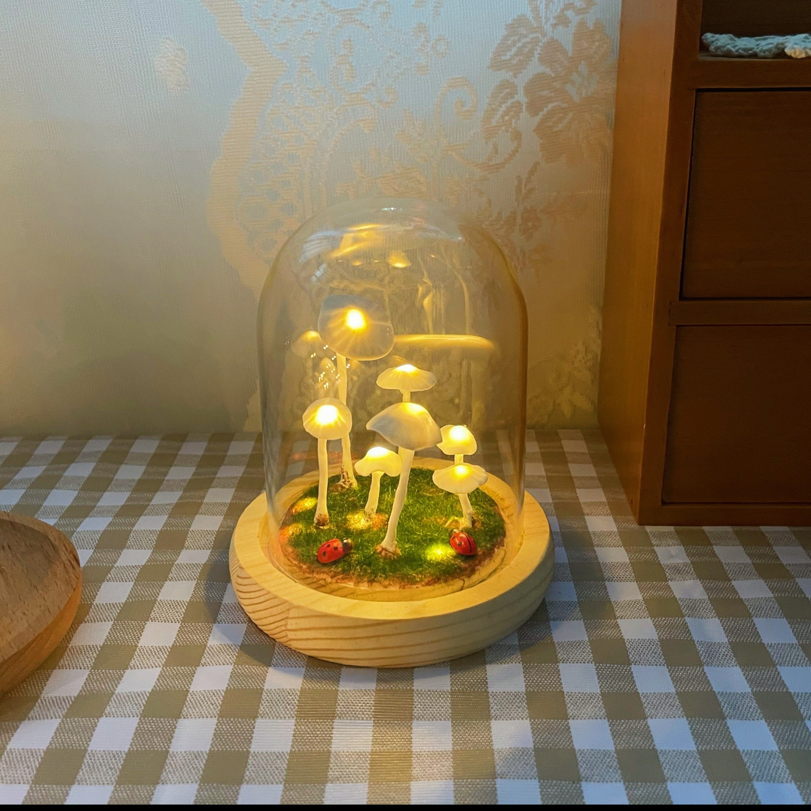 DIY Mushroom Luminous Lamp