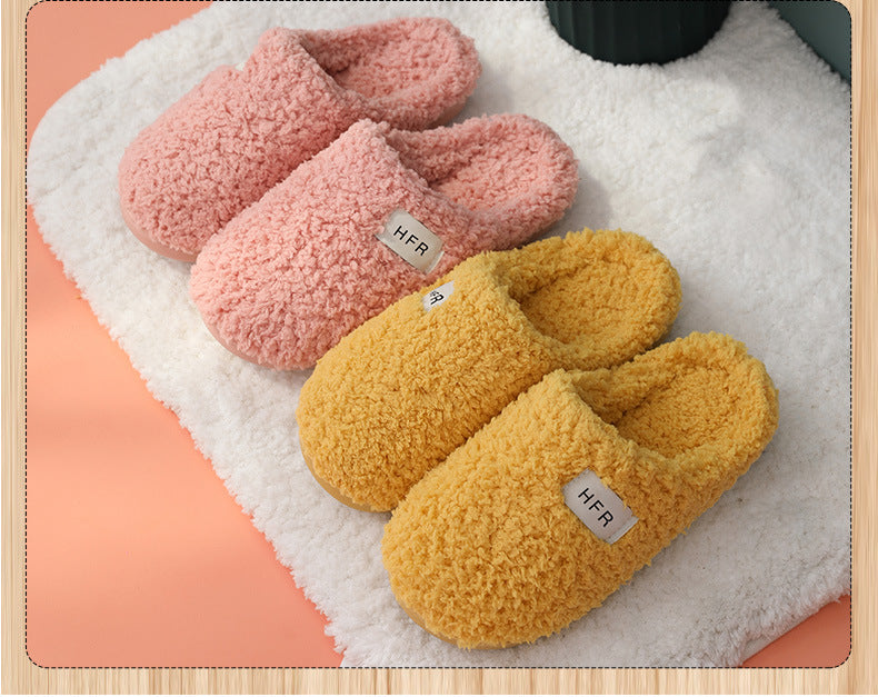 Plush Cotton Slippers