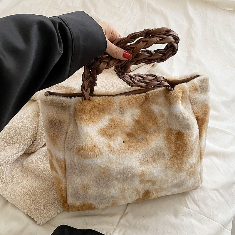 Painting Wool Shoulder Bag