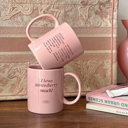 (Straw)berry Pink Mug