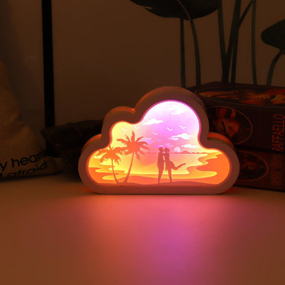 Cloud 3D Paper Lamp