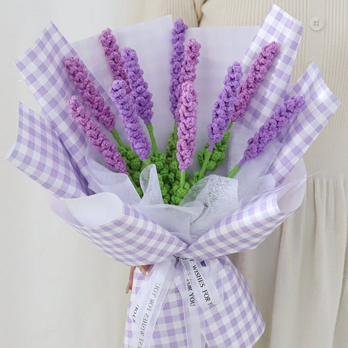 Crochet Lavender Bouquet